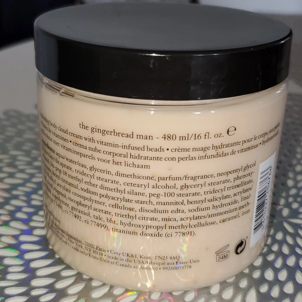 Philosophy The Gingerbread Man Body Cloud Cream JUMBO 16 oz.
